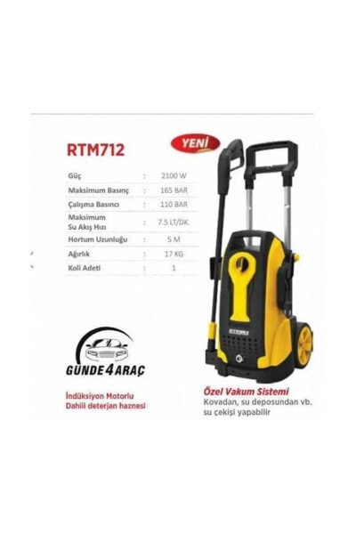 RTM712 YIKAMA MAKİNASI 165 BAR