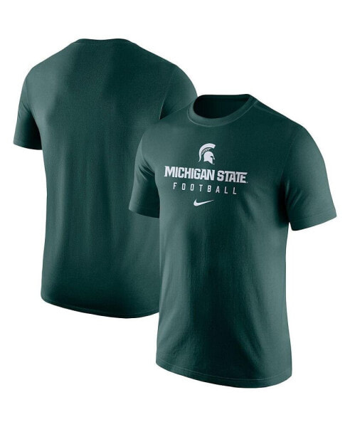 Men's Green Michigan State Spartans Team Issue Performance T-shirt