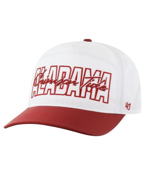 Men's White Alabama Crimson Tide Lineman Hitch Adjustable Hat