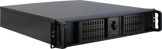 Inter-Tech 2U-2098-SK - Rack - Server - Black - Mini-ITX - uATX - Steel - 2U