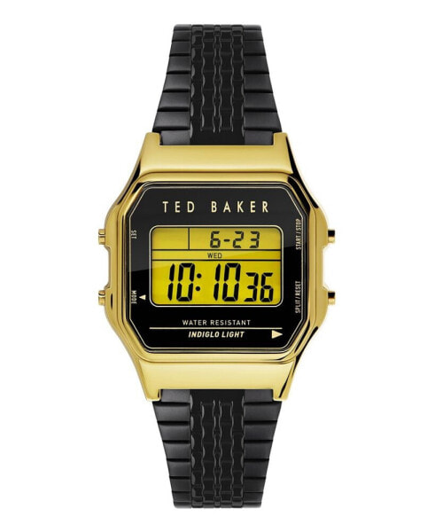 Unisex Ted 80's Black Stainless Steel Bracelet Watch 35.5mm