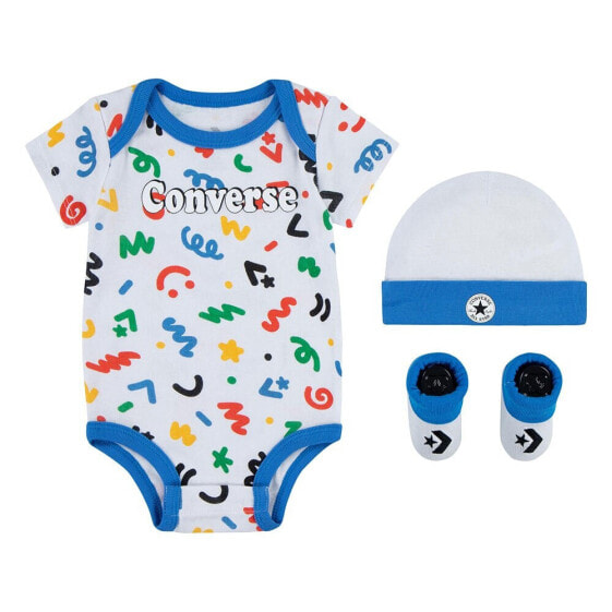 CONVERSE KIDS Seasonal Bodysuit+Hat+Booties