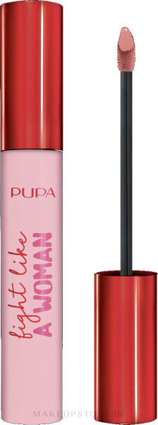 Flüssiger Lippenstift - Pupa Fight A Like Woman Lipstick 002 - Pink