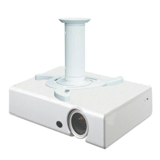 Neomounts by Newstar projector ceiling mount - Ceiling - 15 kg - White - Manual - 80 - 150 mm - 360°