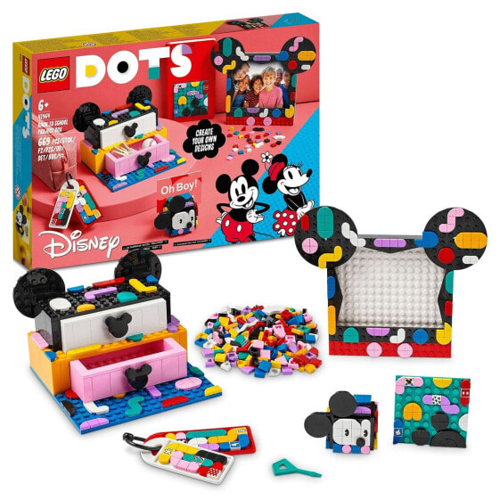 Конструктор Lego Construction set DOTS 41964 Mickey Mouse and Minnie Mouse.