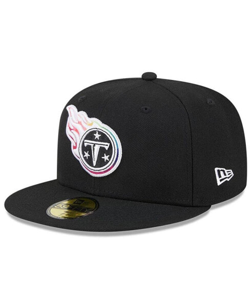 Men's Black Tennessee Titans 2023 NFL Crucial Catch 59FIFTY Fitted Hat