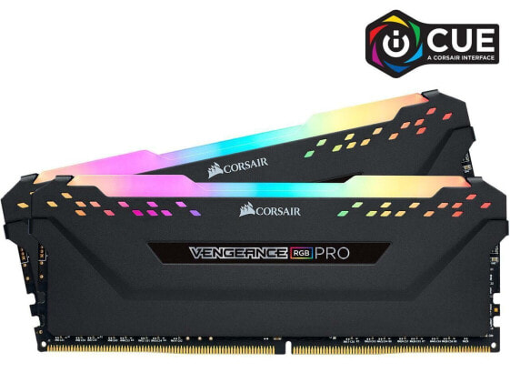 CORSAIR Vengeance RGB Pro 16GB (2x8GB) DDR4 3200 (PC4 25600) Desktop Memory BK