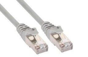 InLine Patch Cable SF/UTP Cat.5e grey 1m