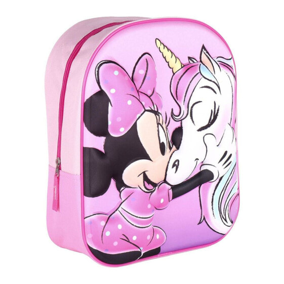Школьный рюкзак Minnie Mouse Розовый (25 x 31 x 10 cm)