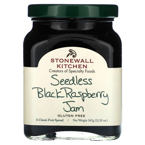 Stonewall Kitchen, Seedless Black Raspberry Jam, 12.25 oz (347 g)