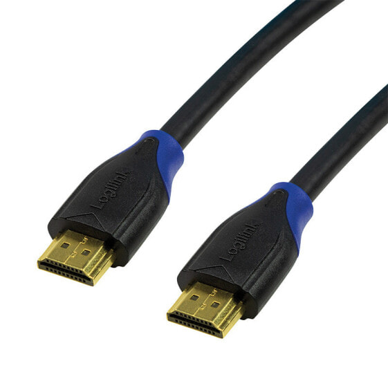 LogiLink CH0065 - 7.5 m - HDMI Type A (Standard) - HDMI Type A (Standard) - 4096 x 2160 pixels - 3D - Black