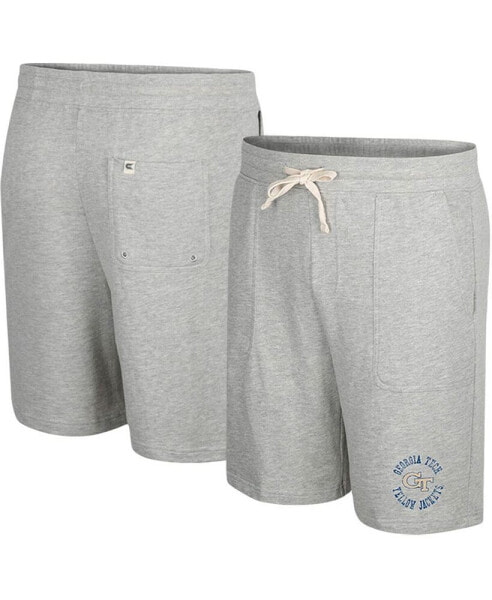 Men's Heather Gray Georgia Tech Yellow Jackets Love To Hear This Terry Shorts