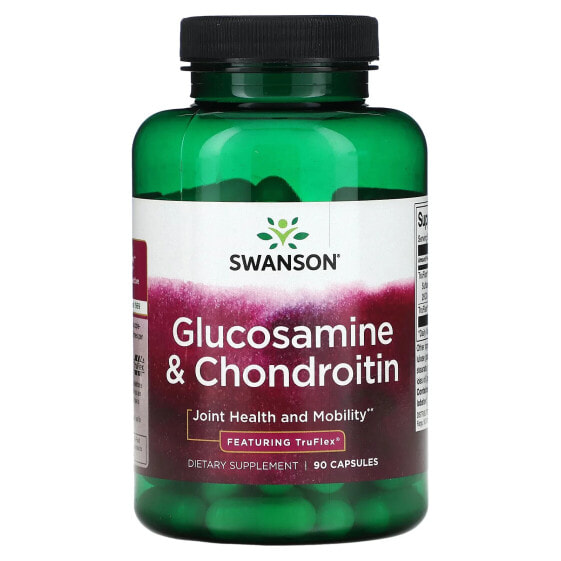 Витаминно-минеральный комплекс для суставов Swanson Glucosamine & Chondroitin TruFlex через 90 капсул
