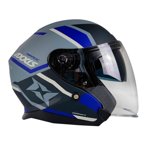 AXXIS OF504SV Mirage SV Damasko D7 open face helmet