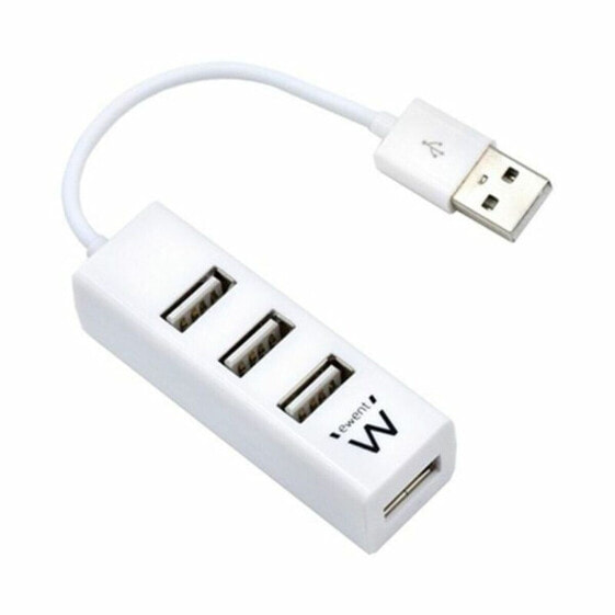 USB-разветвитель Ewent EW1122 Белый 3600 W