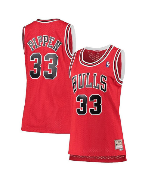 Women's Scottie Pippen Red Chicago Bulls 1997-98 Hardwood Classics Swingman Jersey