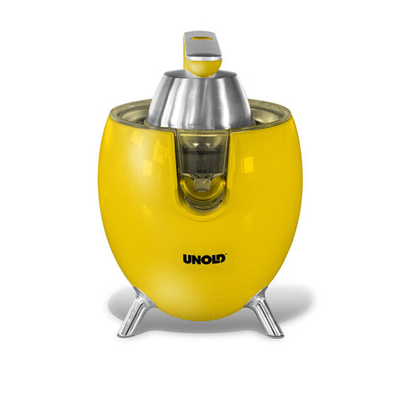 UNOLD Power Juicy - Hand juicer - Yellow - 1 m - Plastic - Stainless steel - Stainless steel - 300 W