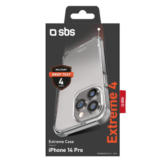 SBS Extreme X4 - Cover - Apple - iPhone 14 Pro - 15.5 cm (6.1") - Transparent