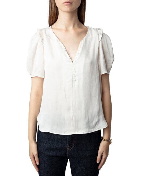 Zadig & Voltaire Twity Satin Shirt Women's