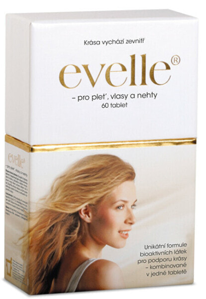 Evelle 60 tablets for skin, hair and nails