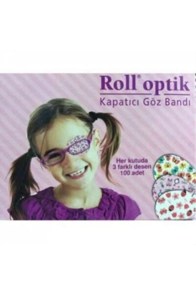 Roll Optik Göz Kapama Bandı 100 Adet Kız Çocuk