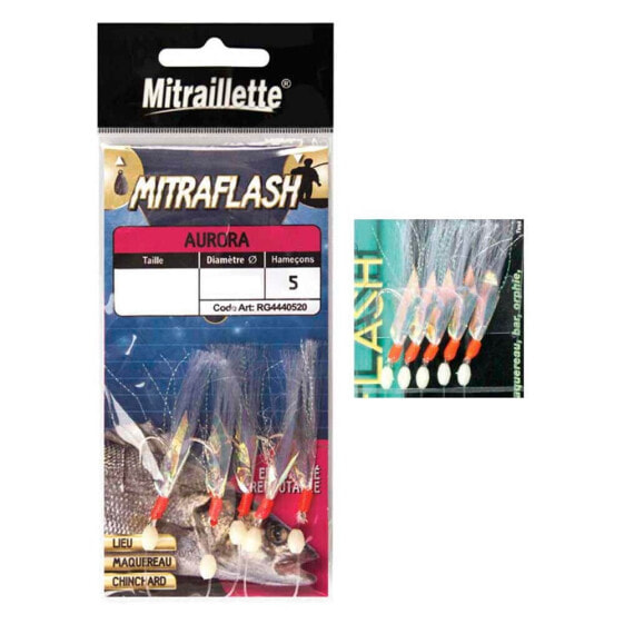 RAGOT Mitraflash 5 Hooks Line Feather Rig