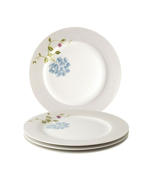 Heritage Collectables Cobblestone Pinstripe Plates in Gift Box, Set of 4