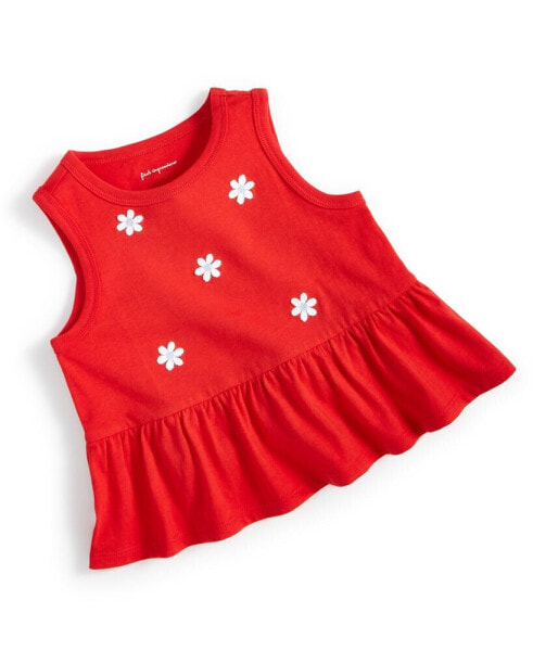 Baby Girls Crochet Daisy Tank Top, Created for Macy's