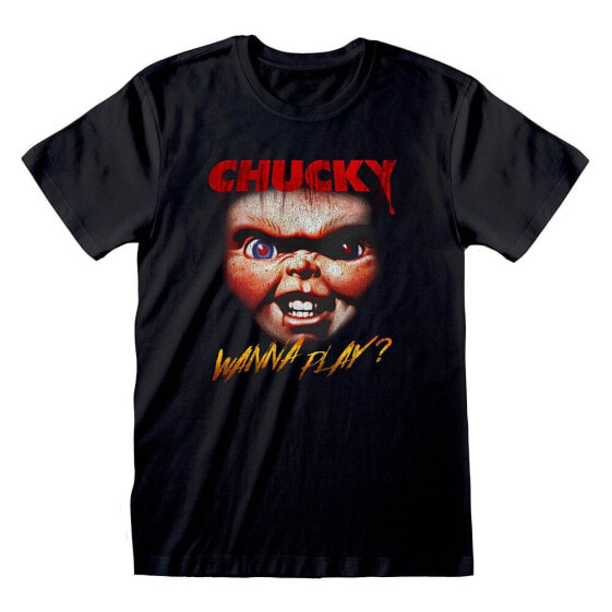 HEROES Official Childs Play Chucky Face short sleeve T-shirt