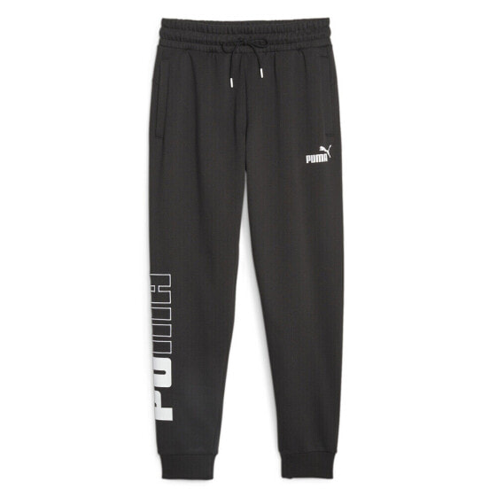 Puma Power Sweatpants Mens Black Casual Athletic Bottoms 67591501