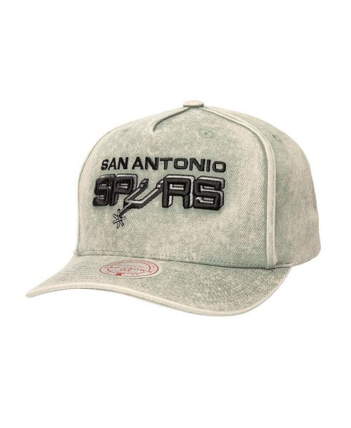 Men's Gray San Antonio Spurs Washed Out Tonal Logo Snapback Hat