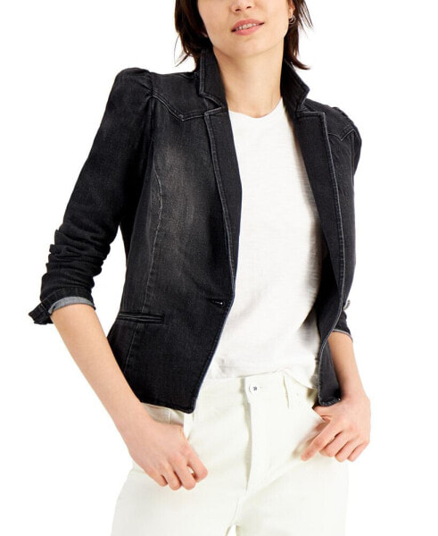 Women's Puff-Sleeve Blazer, Created for Macy's