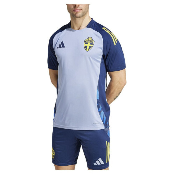 Футбольная футболка для тренировок ADIDAS Sweden 23/24 короткий рукав