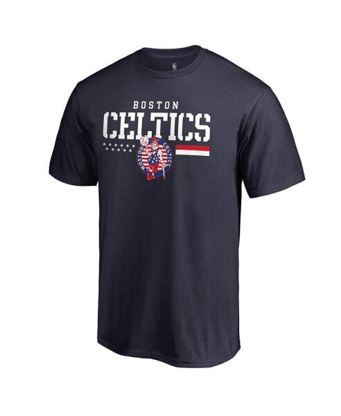 Men's Navy Boston Celtics Hoops For Troops T-shirt