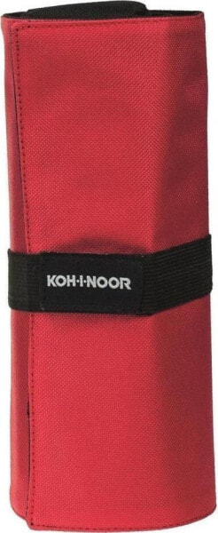 Пенал для школы Koh-I-Noor Etui красный на 24 цветных карандаша