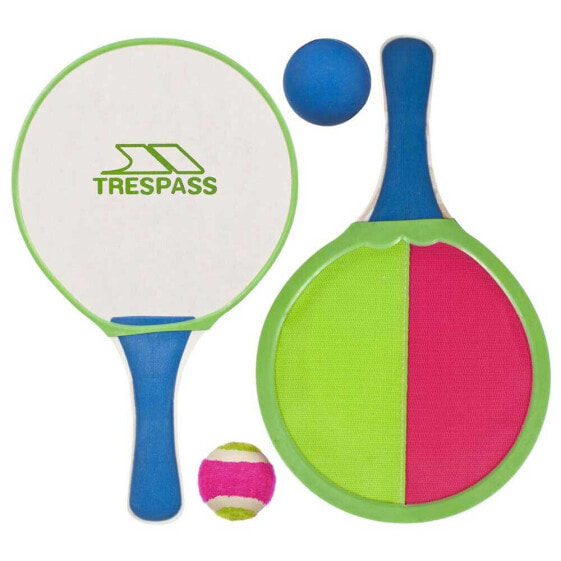 TRESPASS Double Sided Paddle & Ball Set