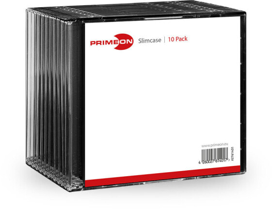 Бокс для дисков PRIMEON Slimcase для 1 диска (10 штук)