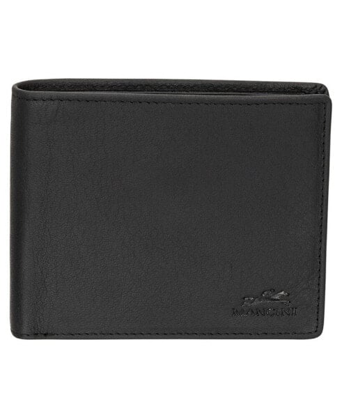 Men's Buffalo RFID Secure Wallet with Coin Pocket