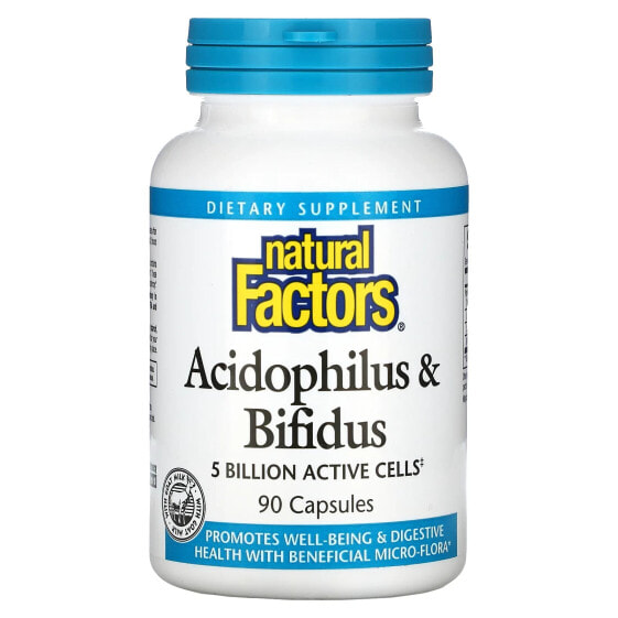 Acidophilus & Bifidus, 5 Billion, 90 Capsules