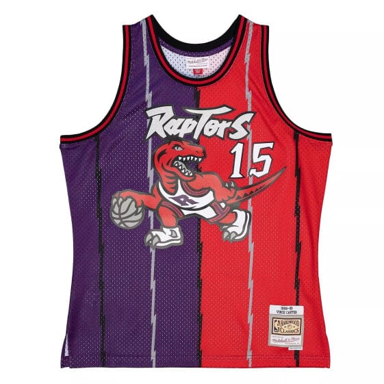 MITCHELL & NESS NBA SPLIT SWINGMAN JERSEY TORONTO RAPTORS 1998 VINCE CARTER