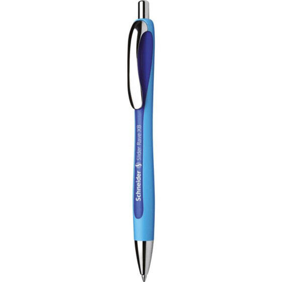 Schneider Schreibgeräte Schneider Pen Slider Rave XB - Clip - Clip-on retractable ballpoint pen - Refillable - Blue - Extra Bold