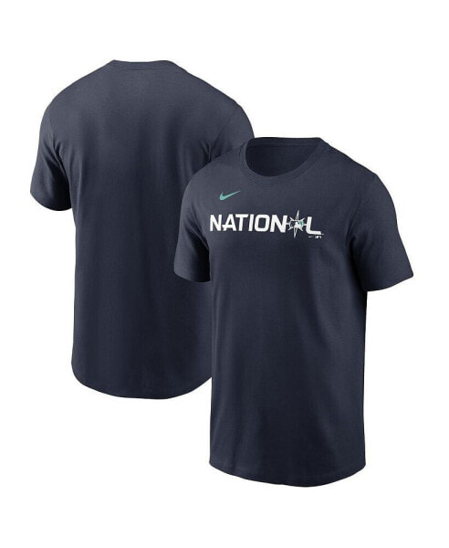 Men's Navy 2023 MLB All Star Game Wordmark T-shirt