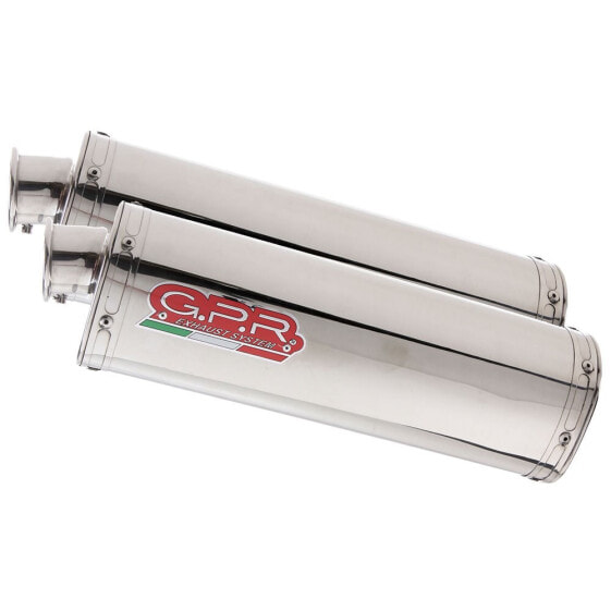 GPR EXHAUST SYSTEMS Trioval Dual Slip On Supersport S 900 02 Final Edition Homologated Muffler