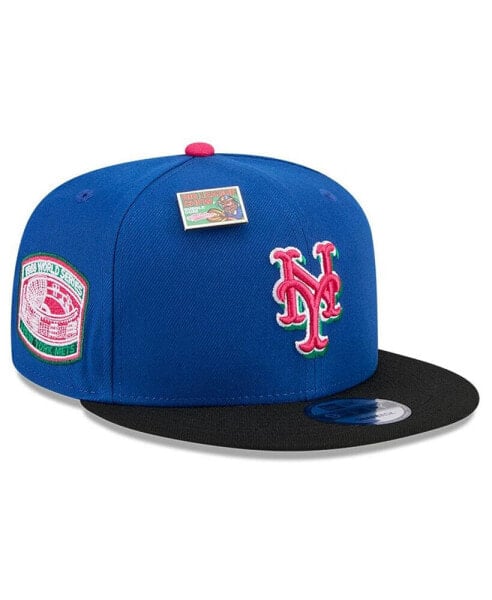 Men's Royal/Black New York Mets Watermelon Big League Chew Flavor Pack 9FIFTY Snapback Hat