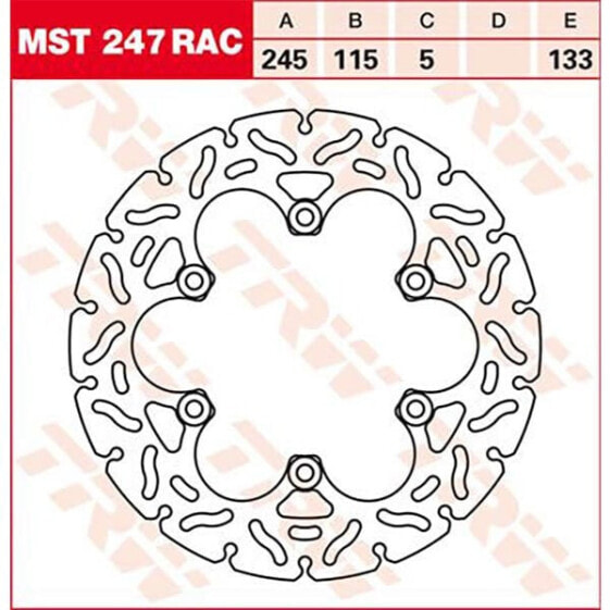 TRW Rac-Design Ducati 851 Strada 91 Rear Brake Disc