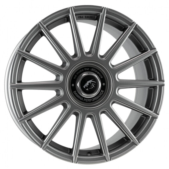 Литой колесный диск Damina Performance DM09 matt grey - Inlay black 8x18 ET45 - LK5/108 ML72.6