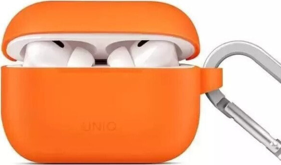 Uniq Etui ochronne na słuchawki UNIQ Vencer do AirPods Pro 2 gen. Silicone pomarańczowy/burnt orange