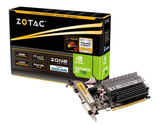 Видеокарта Zotac GeForce GT 730 2GB GDDR3