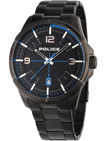 Наручные часы American Exchange мужские Navy Leather Strap Watch 44mm Gift Set