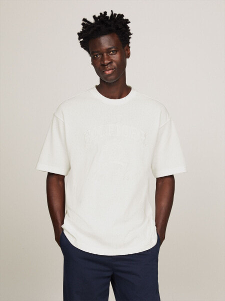 Archive Logo Textured Pique T-Shirt